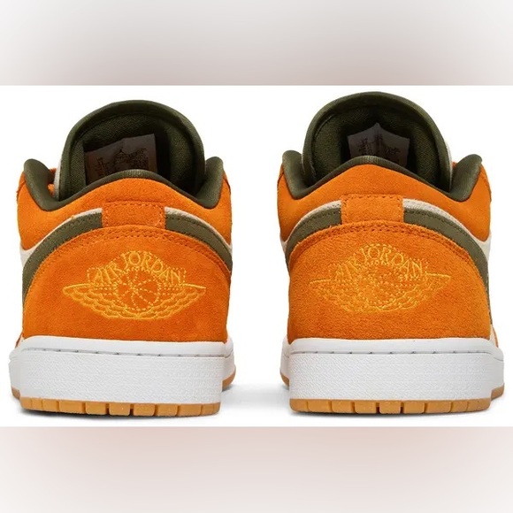 Nike Men’s Air Jordan 1 Low SE 'Light Curry', SIZE: 11.5 - Picture 5 of 15